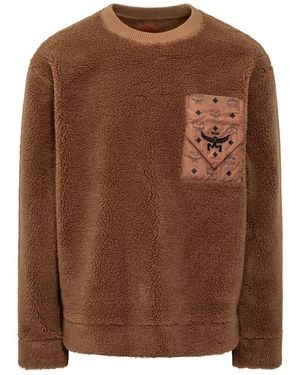 MCM Sweatshirt With Logo - Brown