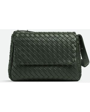 Bottega Veneta Cobble Messenger Large Bags - Green