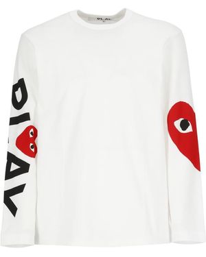 COMME DES GARÇONS PLAY Jumpers - White