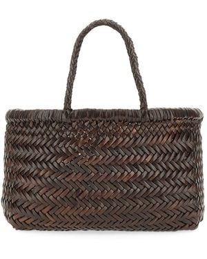 Dragon Diffusion Flat Bag "Gora" Mini - Brown
