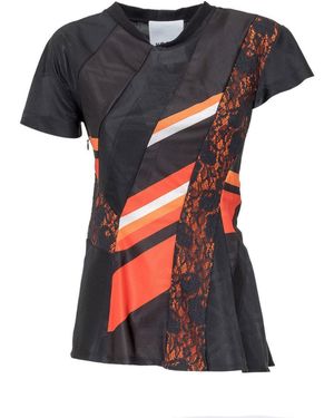Koche Patchwork T-Shirt - Black