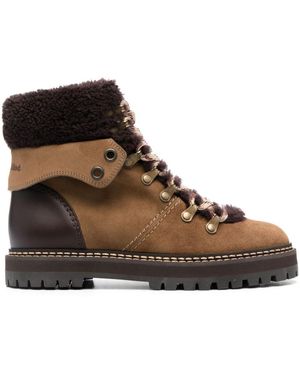 Designer See By Chloe Liegi Suede Ankle Boots for Women Up to 52 off Lyst