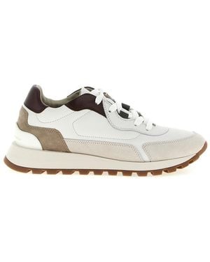 Brunello Cucinelli Jewel Trainers - White