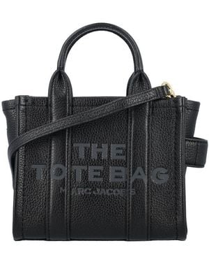 Marc Jacobs The Mini Tote Leather Bag - Black