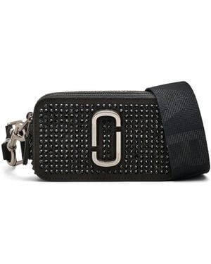 Marc Jacobs The Snapshot Crystal Embellished Camera Bag - Black