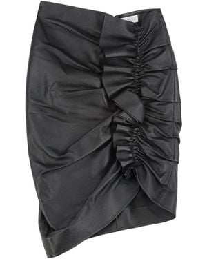 Nina Ricci Leather Skirt - Grey