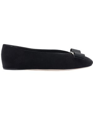 Ferragamo Flat Shoes - Black