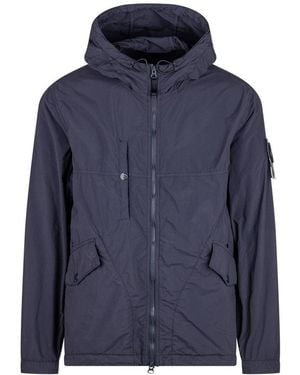 Stone Island Short Parka - Blue
