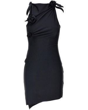 Coperni Flower Mini Dress - Blue