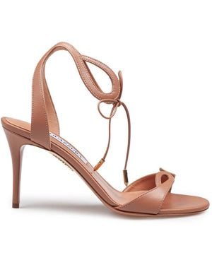 Aquazzura Leather Sandals - Pink