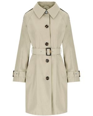 Barbour Maia Light Sand Trenchcoat - Natural