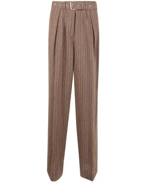 Dries Van Noten Peaches Bis Trousers - Brown