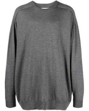 Societe Anonyme Saddle Round Neck - Grey