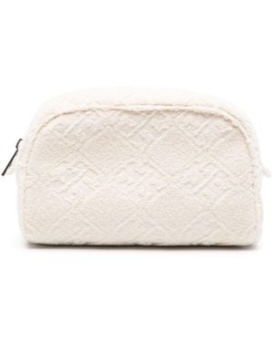 Tory Burch Ella Cotton Pouch - Natural