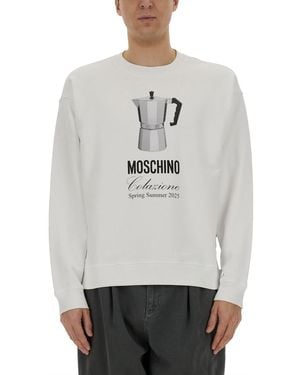 Moschino "Breakfast" Sweatshirt - Grey