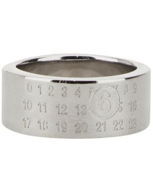 MM6 by Maison Martin Margiela Anello Con Logo - Grey