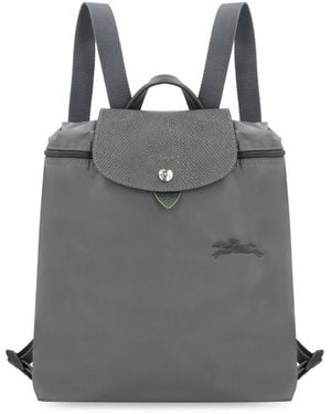 Longchamp leather backpack sale best sale
