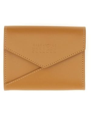 MM6 by Maison Martin Margiela Wallet With Logo - Brown