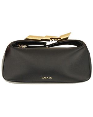 Lanvin Haute Séquence Leather Clutch Bag - Black