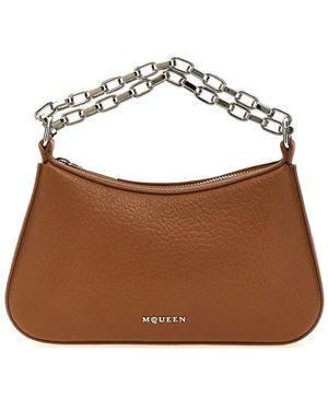 McQueen Mini Cross Bar Purse in Red | Lyst
