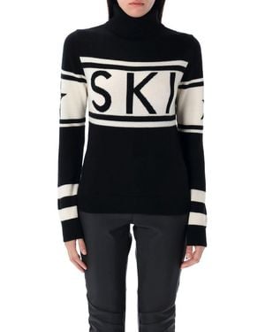 Perfect Moment Schild Merino Wool Jumper - Black