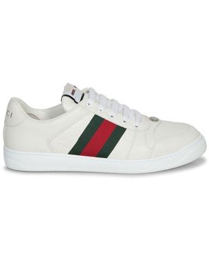 Gucci Screener Low-Top Trainers - White