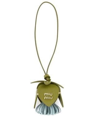 Miu Miu Key Tag - Metallic