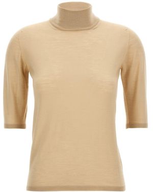 Max Mara 'Cecina' Turtleneck Jumper - Natural
