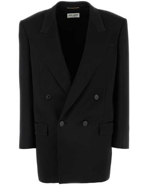 Saint Laurent Jackets And Vests - Black