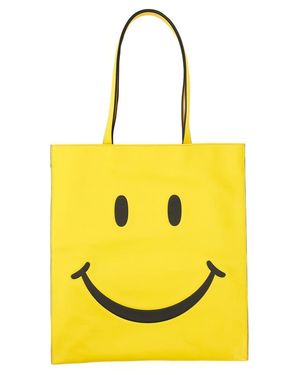 Moschino Smiley Shopper Bag - Yellow