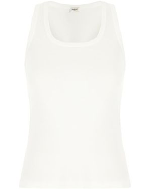 Saint Laurent Top - White