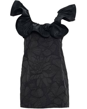 Elisabetta Franchi Midi Dress - Black