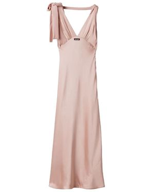 Miu Miu Abiti Envers Satin - Pink
