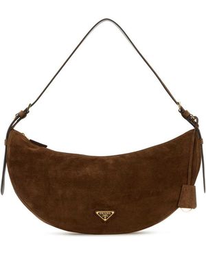 Prada Shoulder Bags - Brown