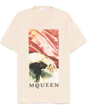 Alexander McQueen T-Shirts - Pink