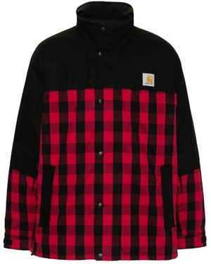 JUNYA WATANABE X COMME DES GARÇONS X Carhartt Checked Jacket - Red