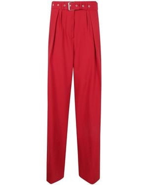 Dries Van Noten Peaches Bis Trousers - Red