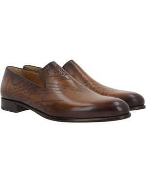 Berluti Flat Shoes - Brown