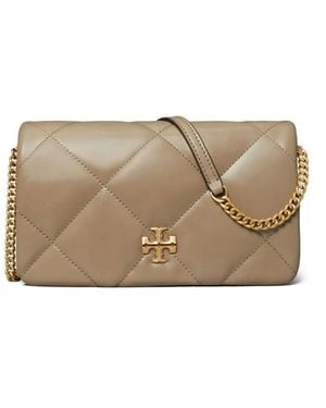 Tory Burch Chain Wallet - Natural