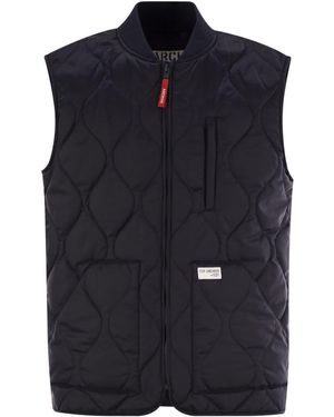 Fay Quilted Vest - Blue