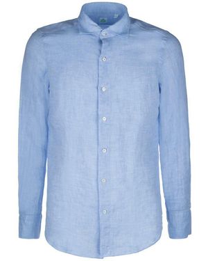 Finamore 1925 Shirts - Blue