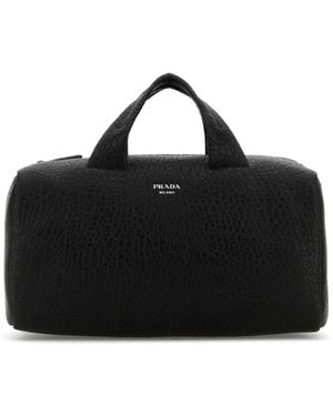 Prada Nappa Leather Travel Bag - Black