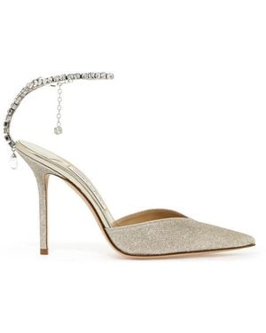 Jimmy Choo Saeda 100 Court Shoes - White