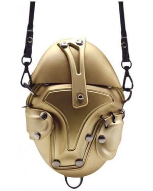 Innerraum Egg Studded Shell Cross-Body Bags - Metallic