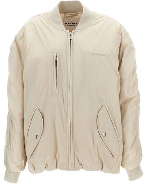 Isabel Marant 'Coleen' Bomber Jacket - Natural