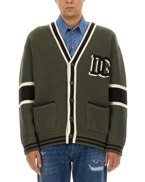 Dolce & Gabbana Wool Cardigan - Green