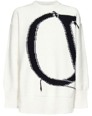 Off-White c/o Virgil Abloh Oversize Pullover - Black