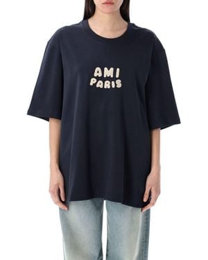 Ami Paris Patch T-Shirt - Black