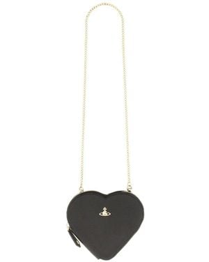 Vivienne Westwood Shoulder Bag "Heart" - White