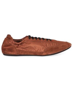 Prada Collapse Low-Top Trainers - Brown